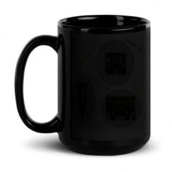 15oz Black Glossy Mug
