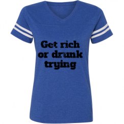 Ladies Relaxed Fit Vintage Sports Tee