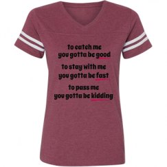 Ladies Relaxed Fit Vintage Sports Tee