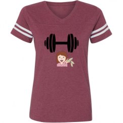 Ladies Relaxed Fit Vintage Sports Tee