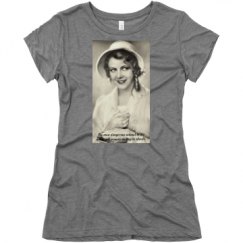 Ladies Slim Fit Super Soft Triblend Tee