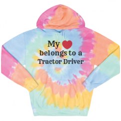 Unisex Tie-Dye Fleece Hoodie