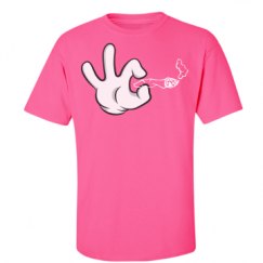 Unisex Ultra Cotton Safety Neon Crewneck Tee