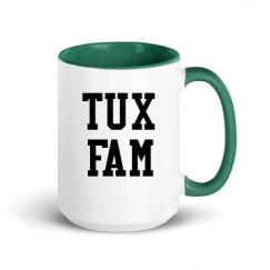 15oz Ceramic Mug with Color Inside