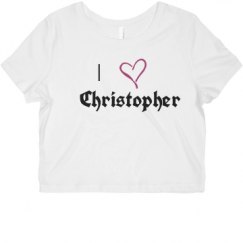 Ladies Slim Fit Crop Top Tee