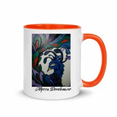 11oz Ceramic Mug with Color Inside