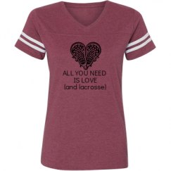 Ladies Relaxed Fit Vintage Sports Tee