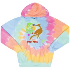 Unisex Tie-Dye Fleece Hoodie
