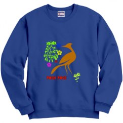 Unisex Film and Foil Crewneck Sweatshirt