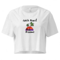 Ladies Festival Cali Crop Top Tee