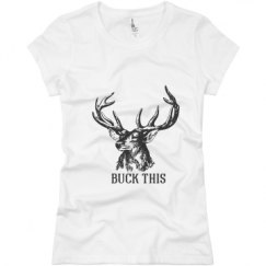Ladies Slim Fit Basic Promo Jersey Tee