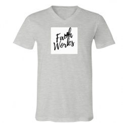 Unisex V-Neck Jersey Tee