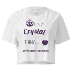 Ladies Festival Cali Crop Top Tee