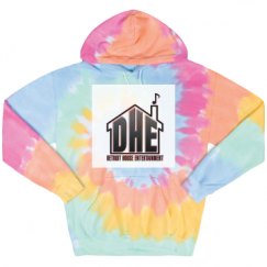 Unisex Tie-Dye Fleece Hoodie