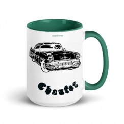 15oz Ceramic Mug with Color Inside