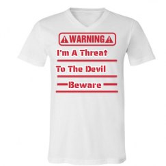 Unisex V-Neck Jersey Tee