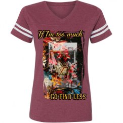 Ladies Relaxed Fit Vintage Sports Tee