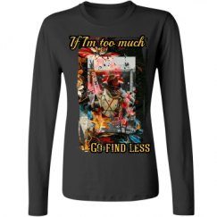 Ladies Relaxed Fit Basic Long Sleeve Tee