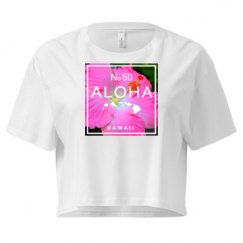 Ladies Festival Cali Crop Top Tee