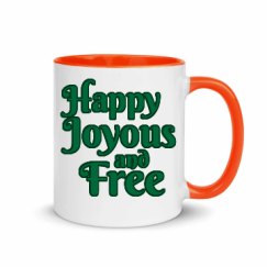 11oz Ceramic Mug with Color Inside