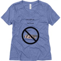 Ladies Relaxed Fit Super Soft Triblend V-Neck Tee