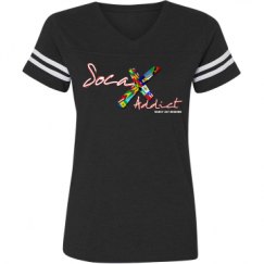 Ladies Relaxed Fit Vintage Sports Tee