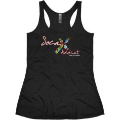 Ladies Slim Fit Super Soft Racerback Triblend Tank