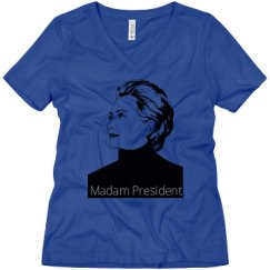 Ladies Relaxed Fit V-Neck Tee