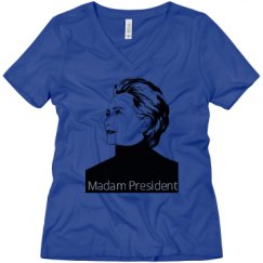 Ladies Relaxed Fit V-Neck Tee