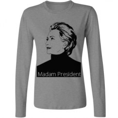 Ladies Relaxed Fit Basic Long Sleeve Tee