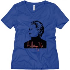 Ladies Relaxed Fit V-Neck Tee