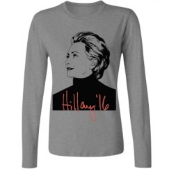 Ladies Relaxed Fit Basic Long Sleeve Tee