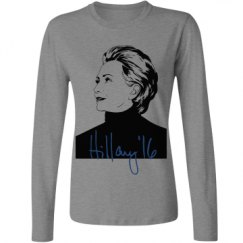 Ladies Relaxed Fit Basic Long Sleeve Tee