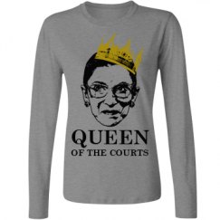 Ladies Relaxed Fit Basic Long Sleeve Tee