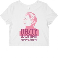 Ladies Slim Fit Crop Top Tee