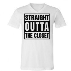 Unisex V-Neck Jersey Tee