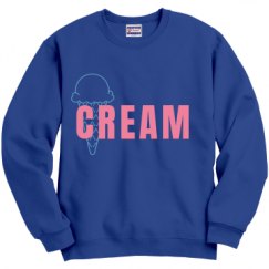 Unisex Film and Foil Crewneck Sweatshirt
