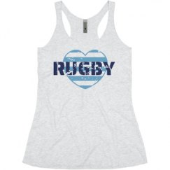 Ladies Slim Fit Super Soft Racerback Triblend Tank