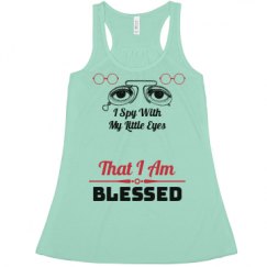 Ladies Flowy Racerback Tank