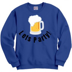 Unisex Film and Foil Crewneck Sweatshirt