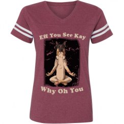 Ladies Relaxed Fit Vintage Sports Tee