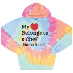 Unisex Tie-Dye Fleece Hoodie
