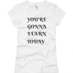 Ladies Slim Fit Basic Promo Jersey Tee