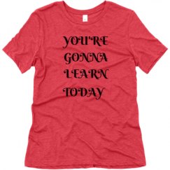 Ladies Relaxed Fit Super Soft Triblend Tee