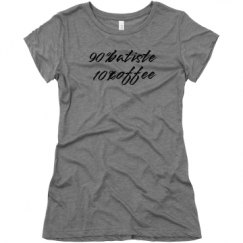 Ladies Slim Fit Super Soft Triblend Tee
