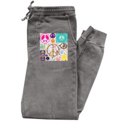 Pigment-Dyed Fleece Pants