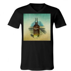 Unisex V-Neck Jersey Tee