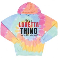 Unisex Tie-Dye Fleece Hoodie