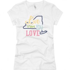 Ladies Slim Fit Basic Promo Jersey Tee