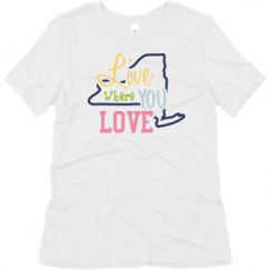 Ladies Relaxed Fit Super Soft Triblend Tee